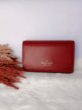 KATE SPADE STACI SMALL FLAT CROSSBODY RED WLR00632