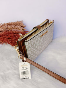 MICHAEL KORS DOUBLE ZIP WRISTLET PHONE WALLET - 35F8GTVW0B